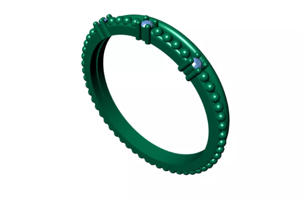 Ring 2 in 1 STL 3d Print Model 3D print model