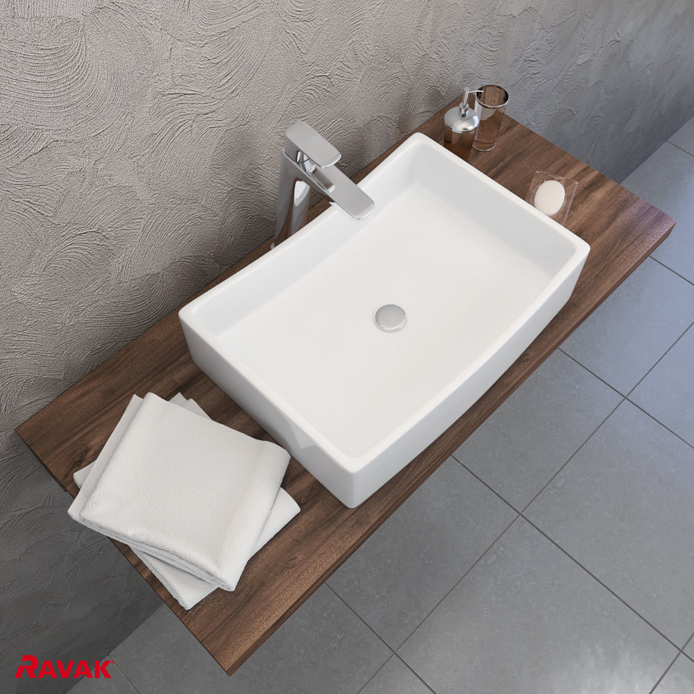 sink Ravak Formy 3D model_5