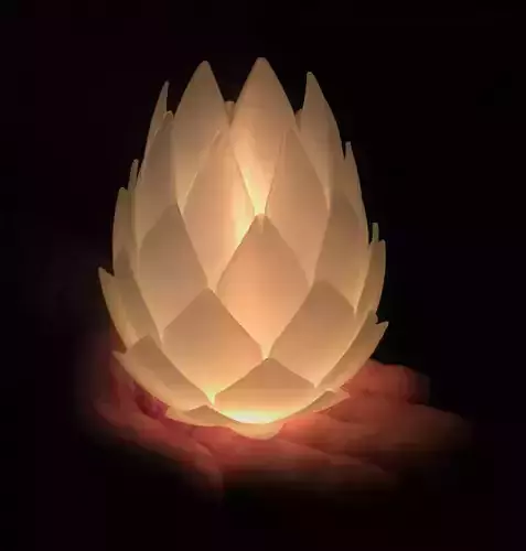 Pine Cone Tealight Candle Holder 3D print model