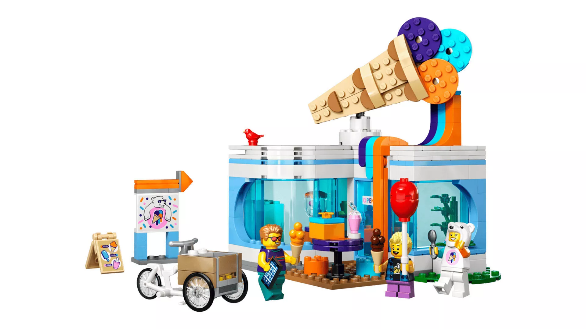 TwindBricks3D - 60363 Ice-Cream Shop 3D print model