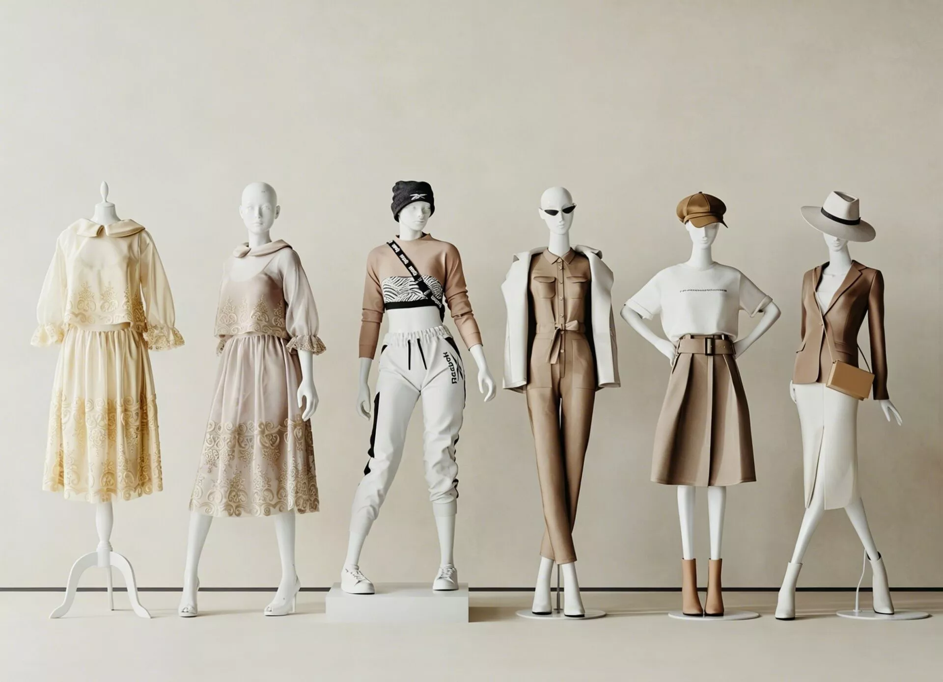 modern window mannequin 3D model
