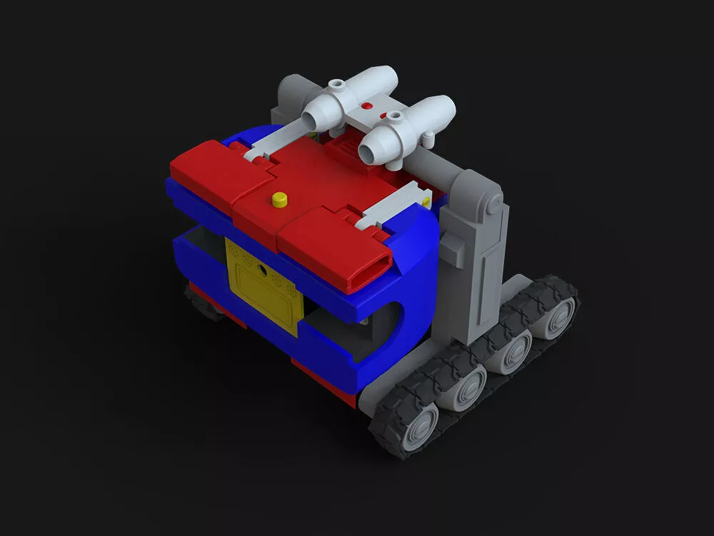 Vintage Voltes V robot Panzer 3D print model