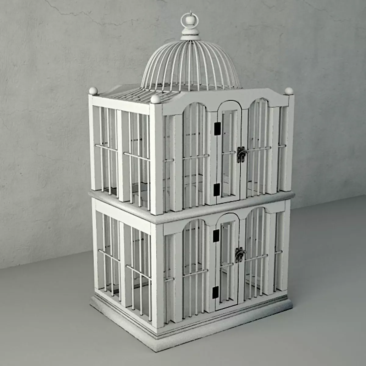 Dallon Decorative Cage by ZARA HOME 3D model_0