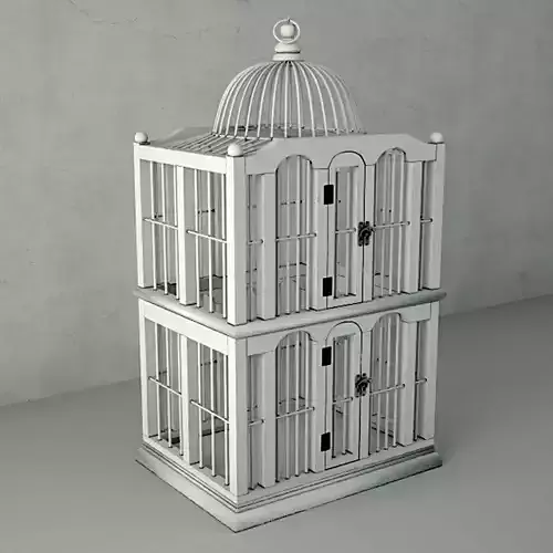 Dallon Decorative Cage by ZARA HOME 3D model