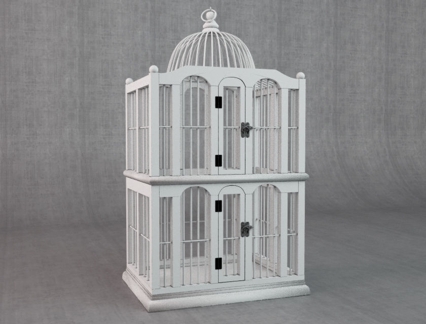 Dallon Decorative Cage by ZARA HOME 3D model_4