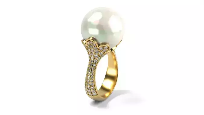 Big Pearl Ring 