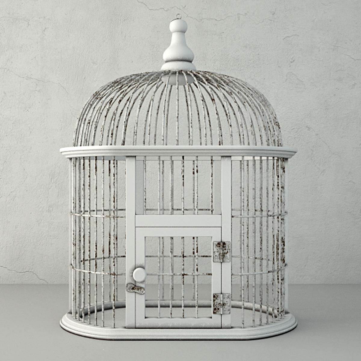 Decorative Bird Cage by ZARA HOME 3D model_2