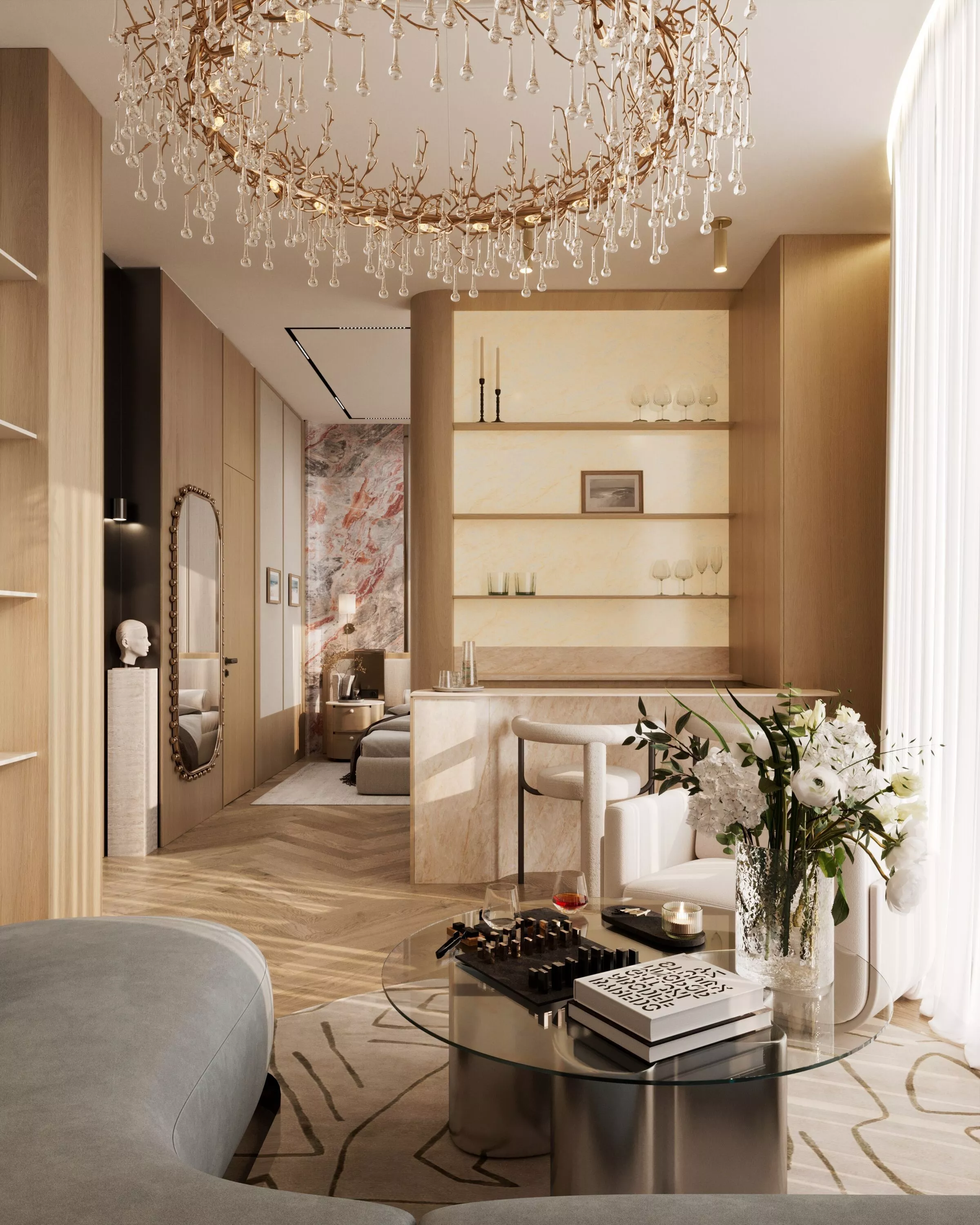 Modern Apartment Scene 3D model