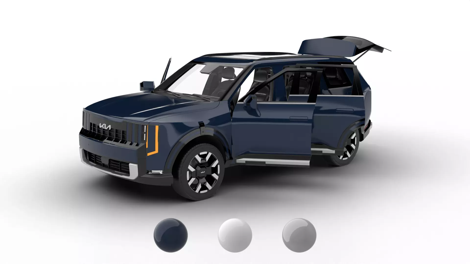 Kia Telluride S 2027 HQ 3d model 3D model
