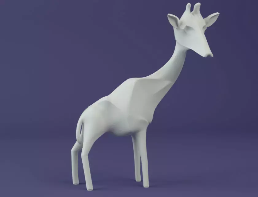 Giovanni Giraffe Ornament by ZARA HOME 3D model_0