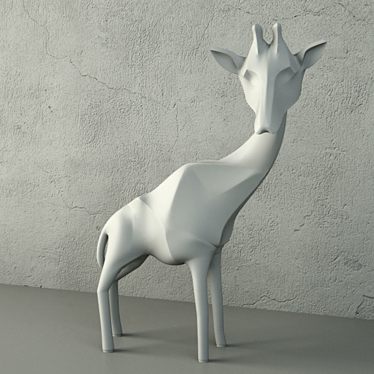 Giovanni Giraffe Ornament by ZARA HOME 3D model_3