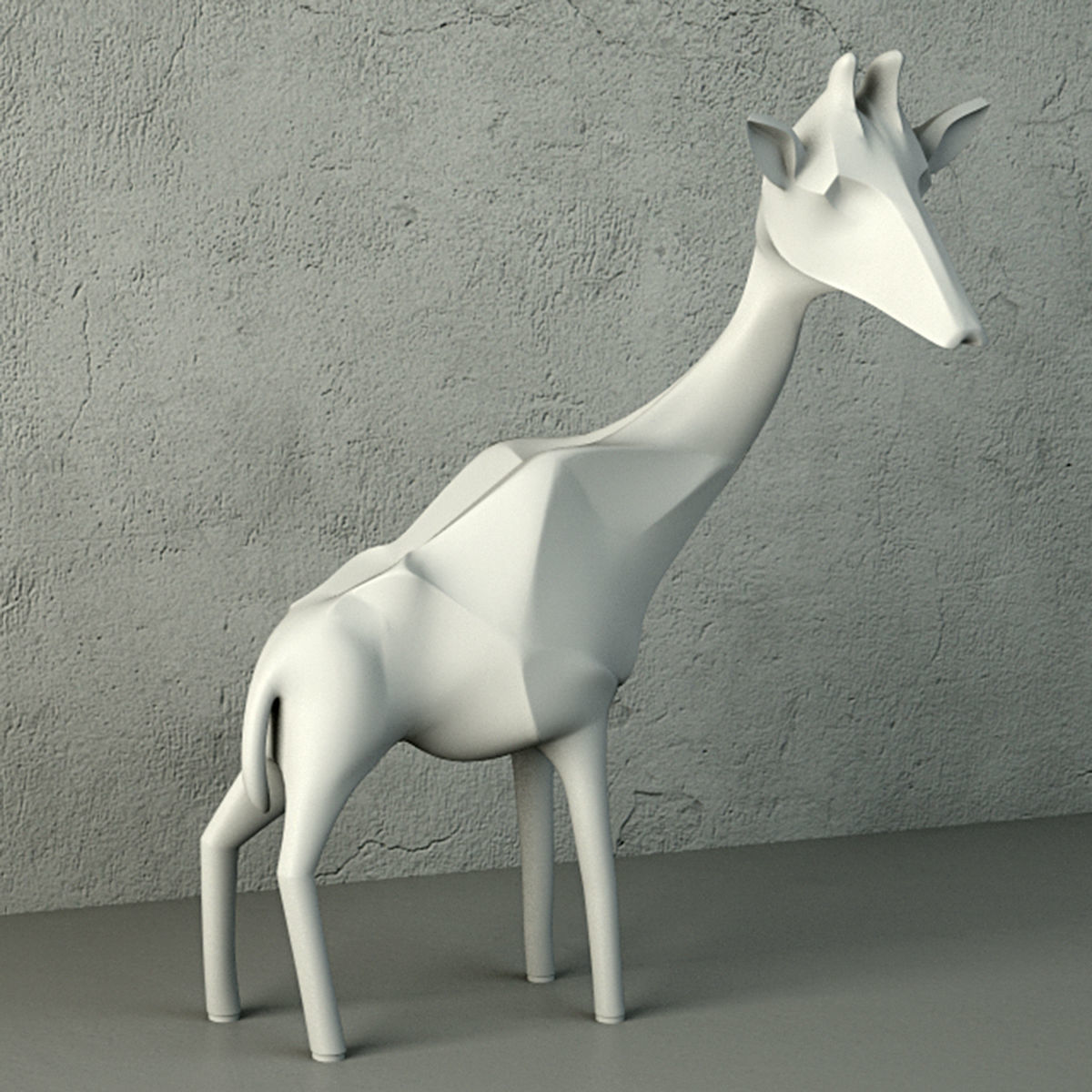Giovanni Giraffe Ornament by ZARA HOME 3D model_1