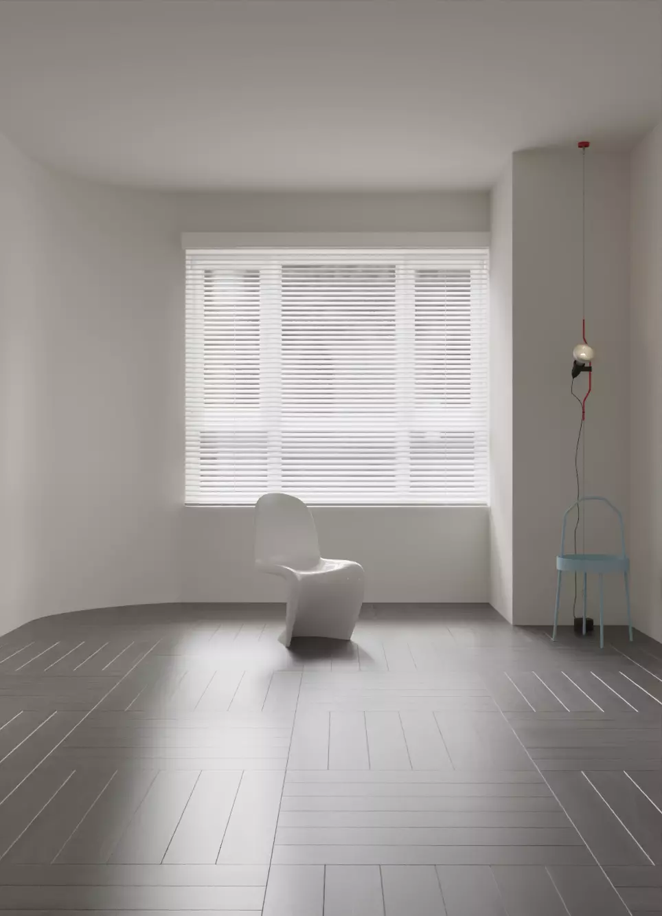 Modern minimalist empty room interior 3D model