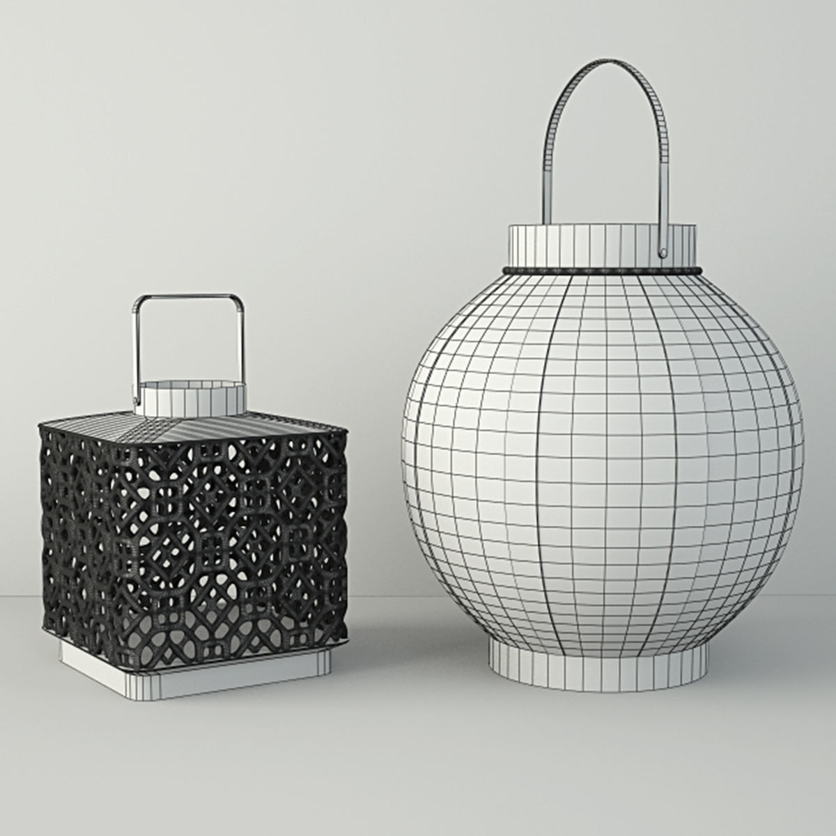 Lanterns by ZARA HOME 3D model_1