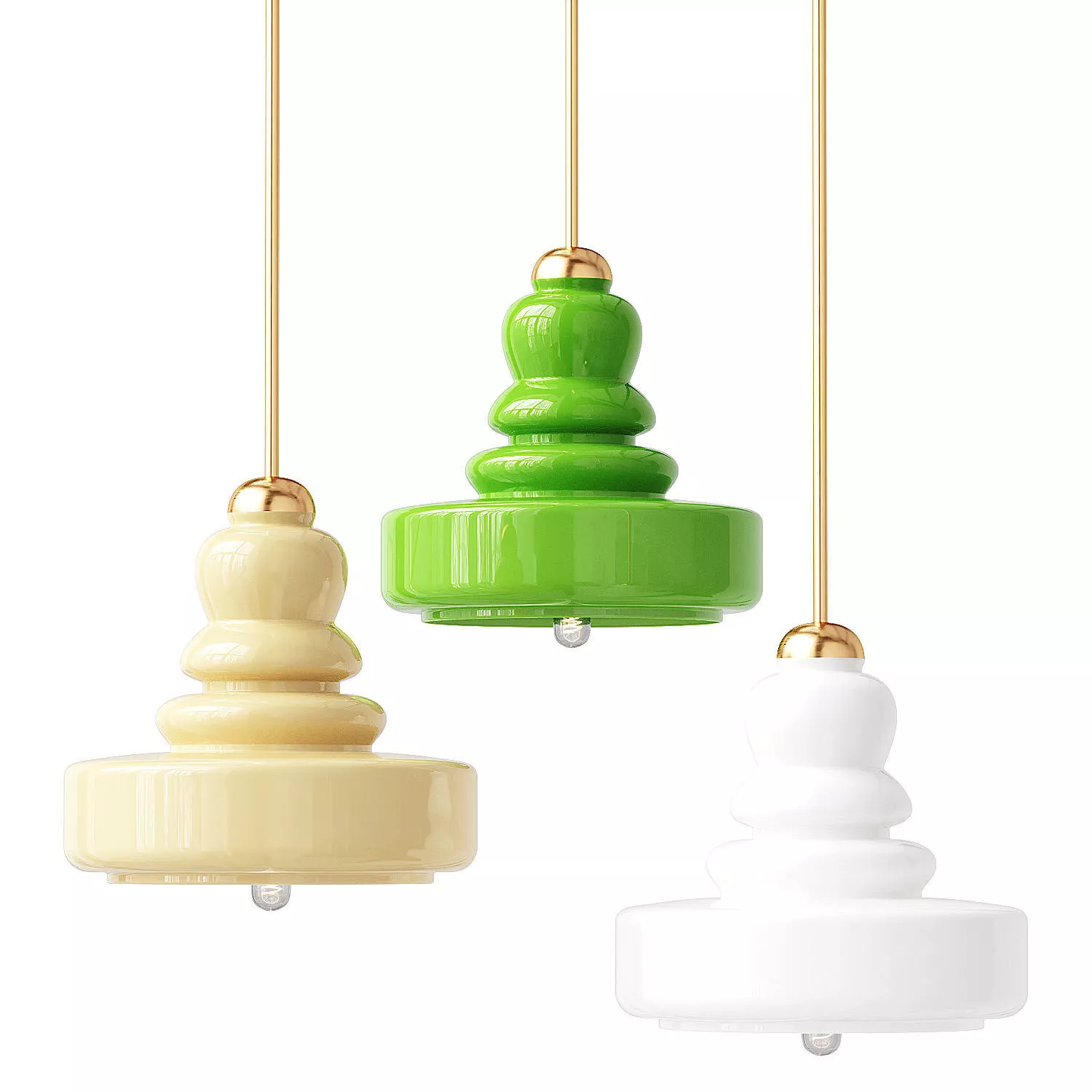 Putzer Pendant Lamp 3D model