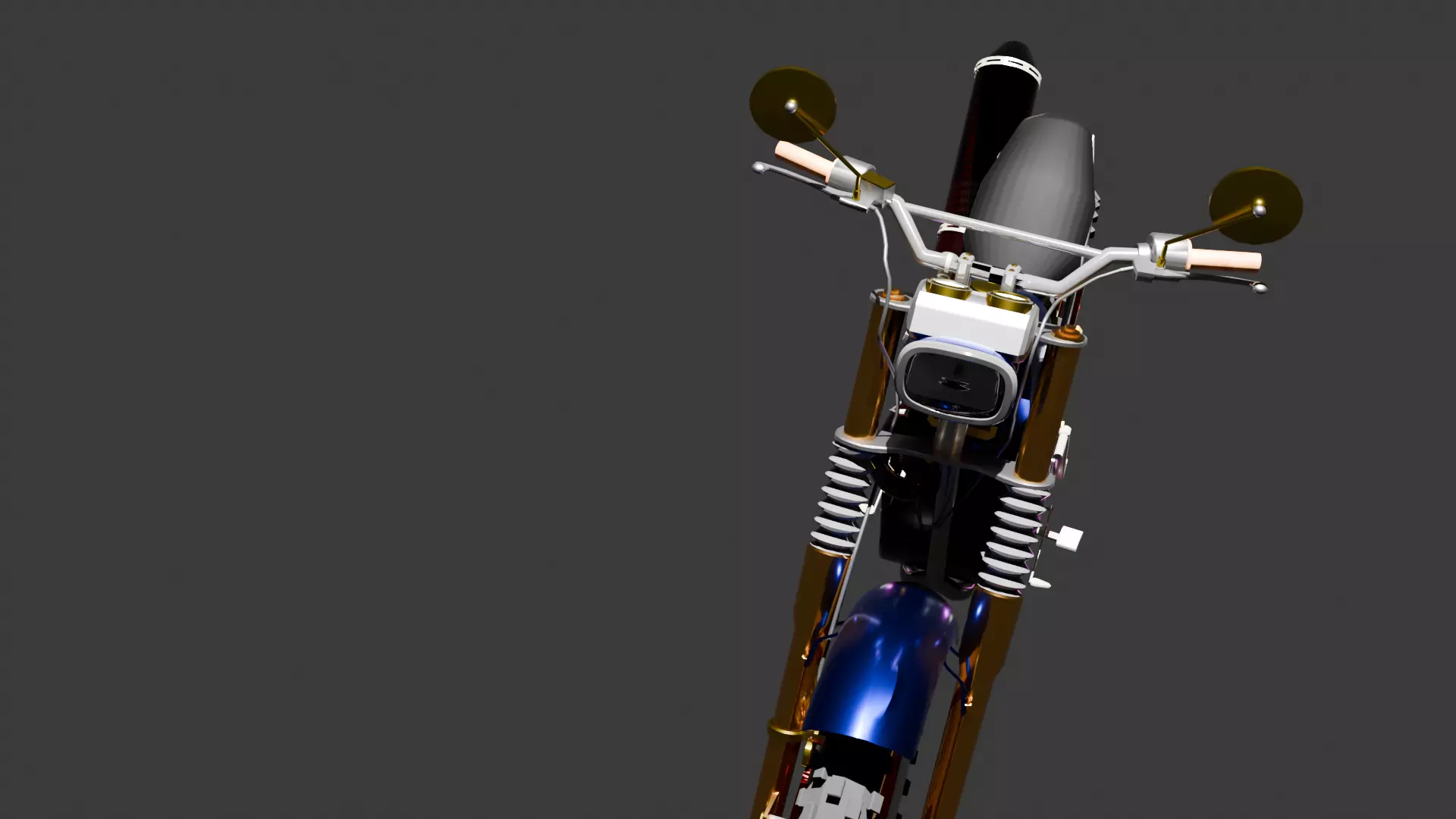 Off Road Dirt Bike 3D Model Detailed Motorcycle 3D model