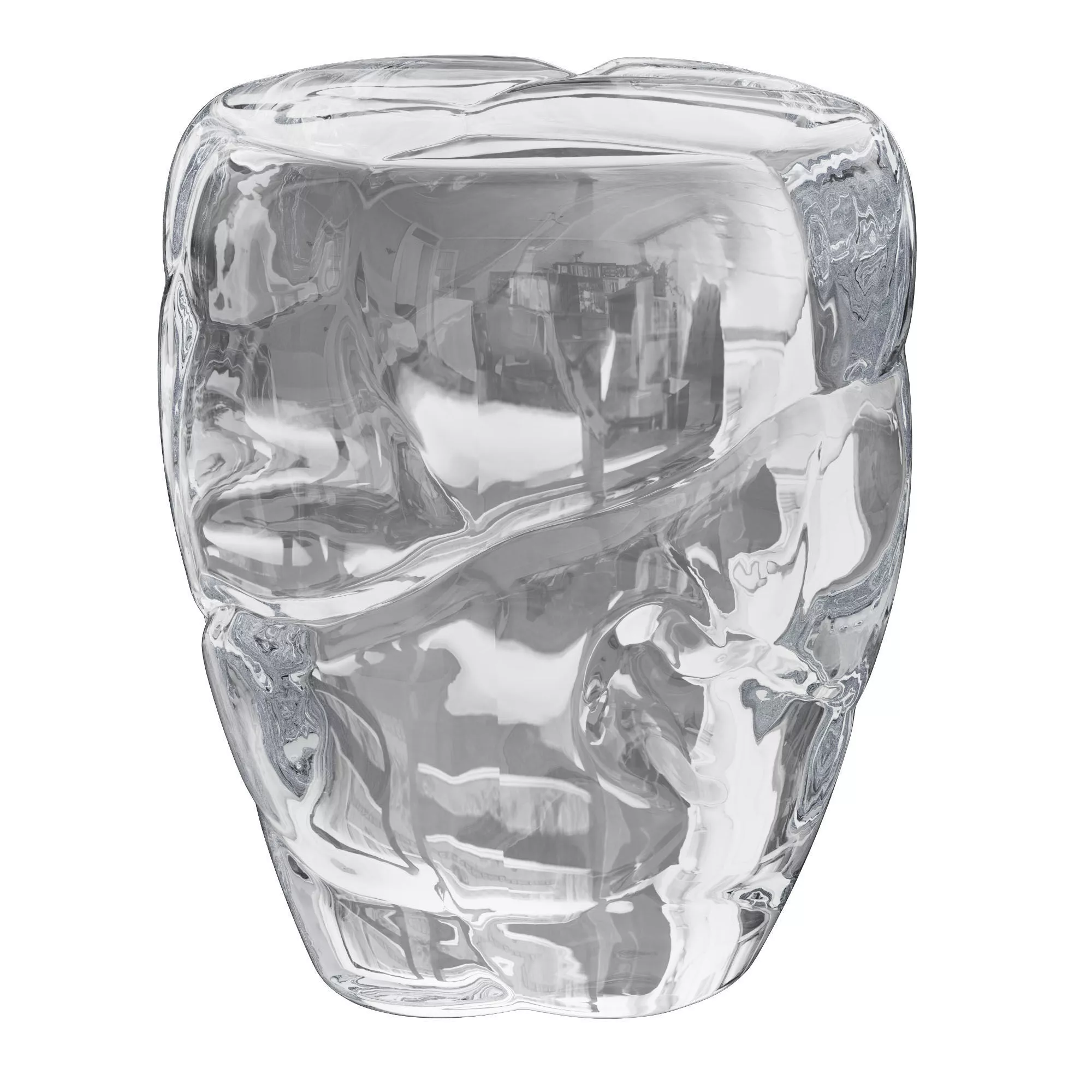 OMAM SIDE TABLE MIRRORED 3D model