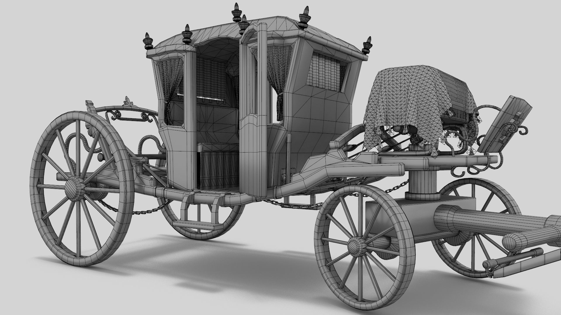 Baroque Coach 3D model_18