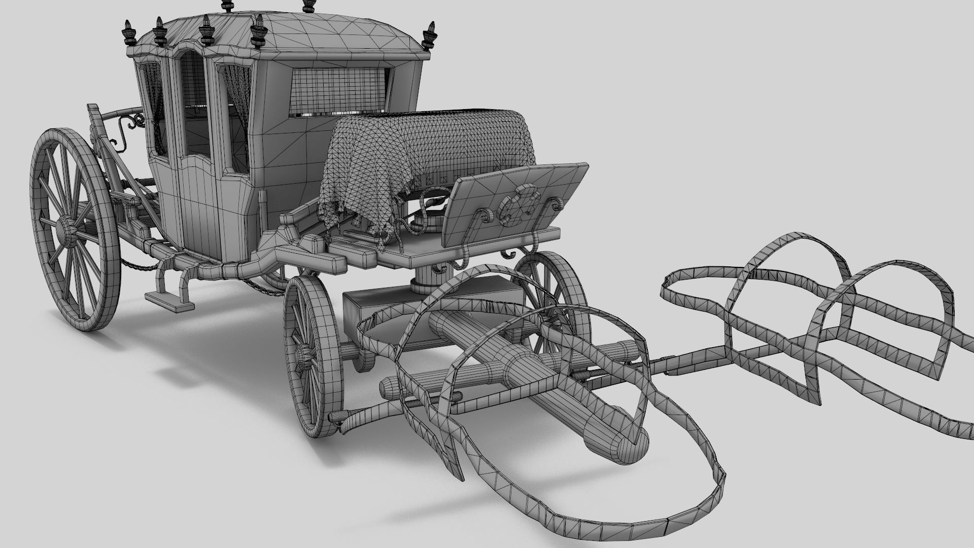Baroque Coach 3D model_15