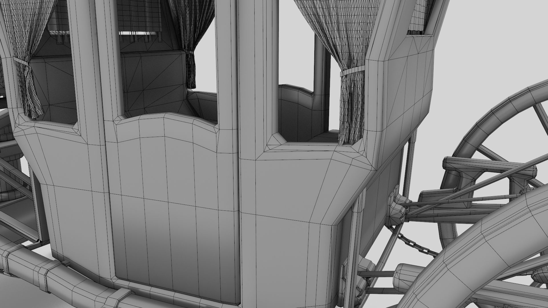 Baroque Coach 3D model_17