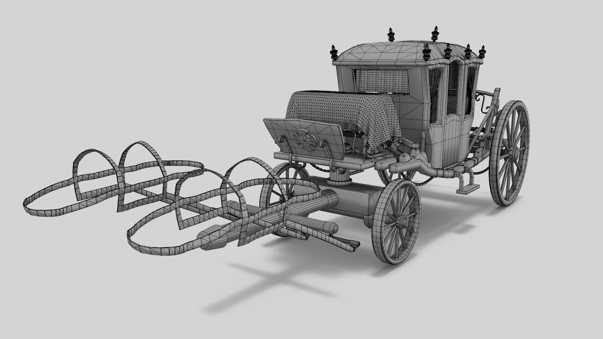 Baroque Coach 3D model_12