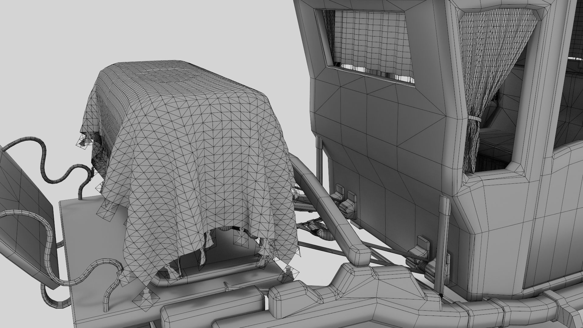 Baroque Coach 3D model_13