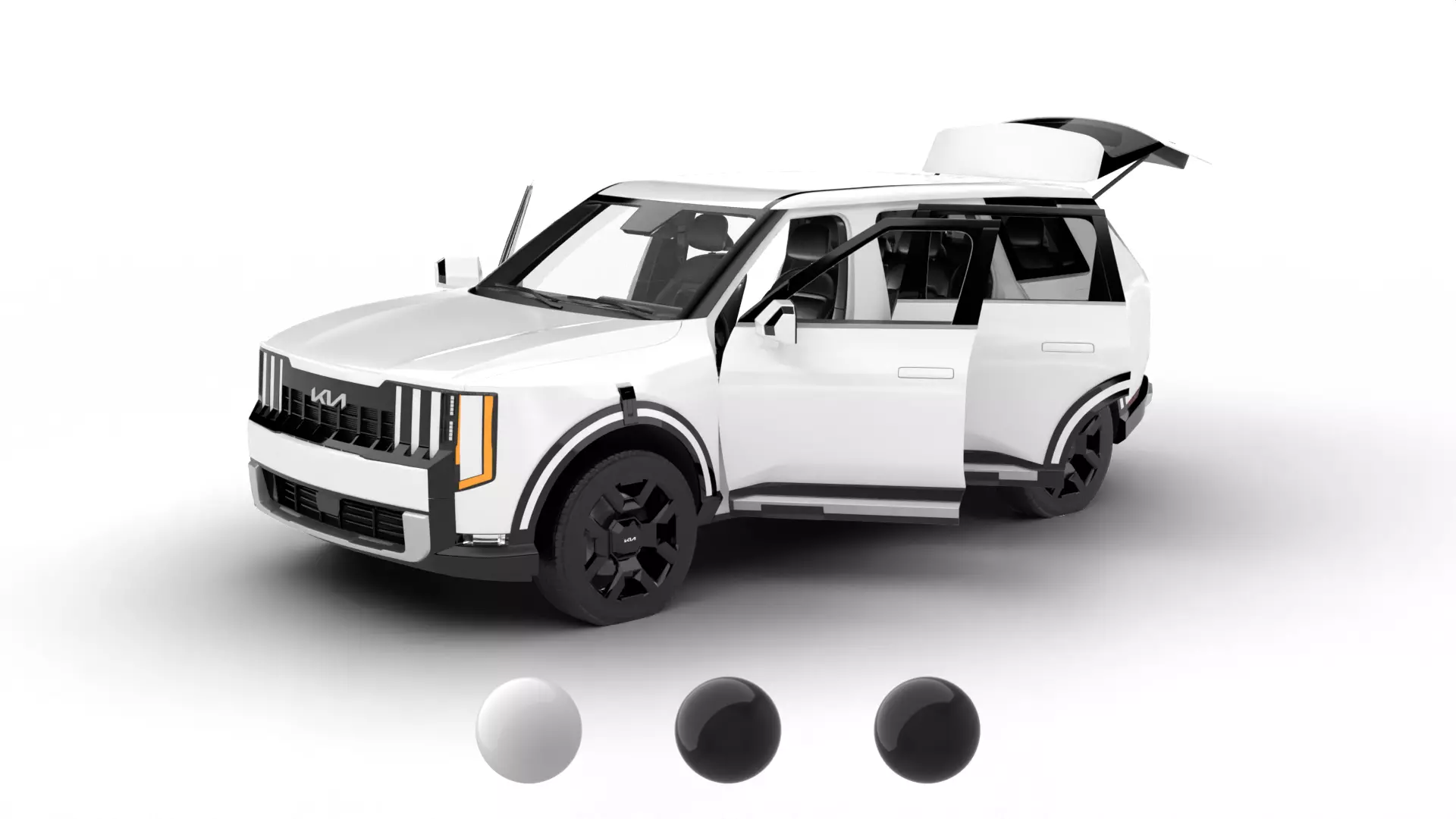 Kia Telluride 2027 HQ 3d model 3D model