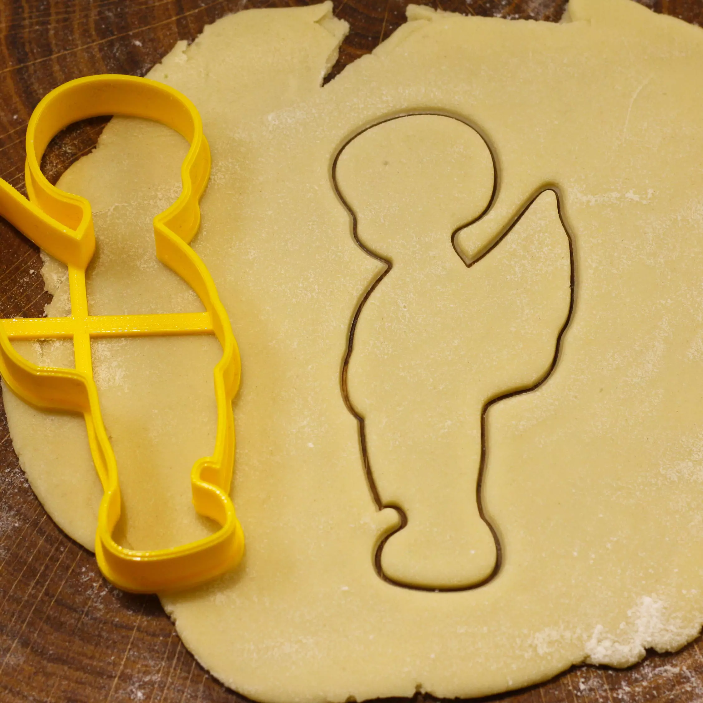 Angel boy cookie cutter for professional Free 3D print model