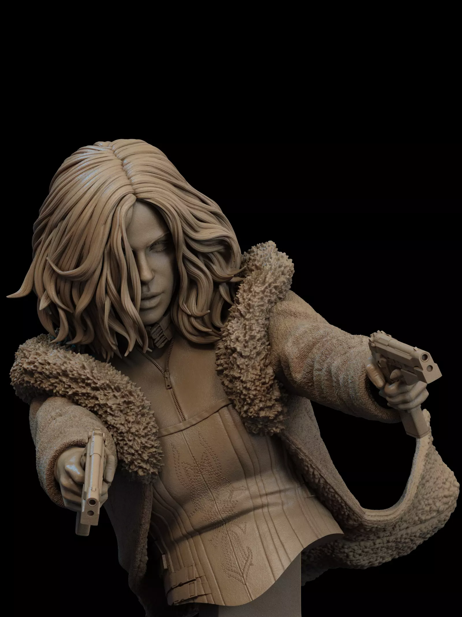 Selene Bust 3D Print 3D print model
