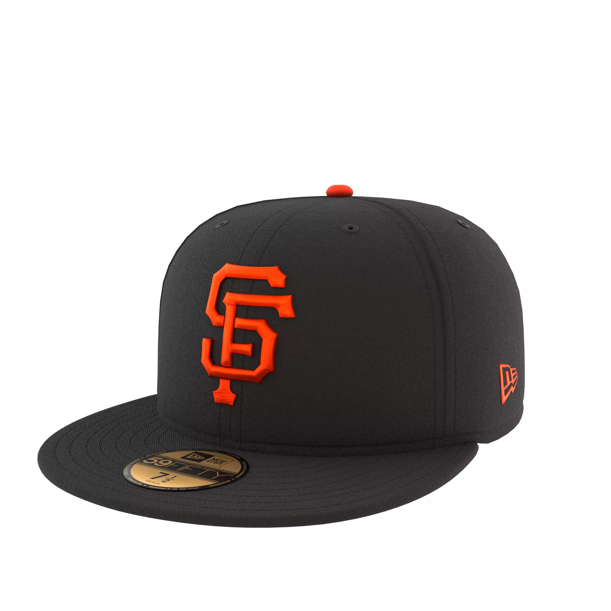 New Era 59 Fifty San Francisco Giants Baseball Cap Low-poly 3D model