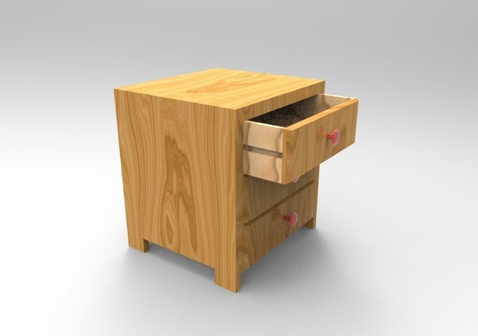 cabinet wooden nightstand with drawers