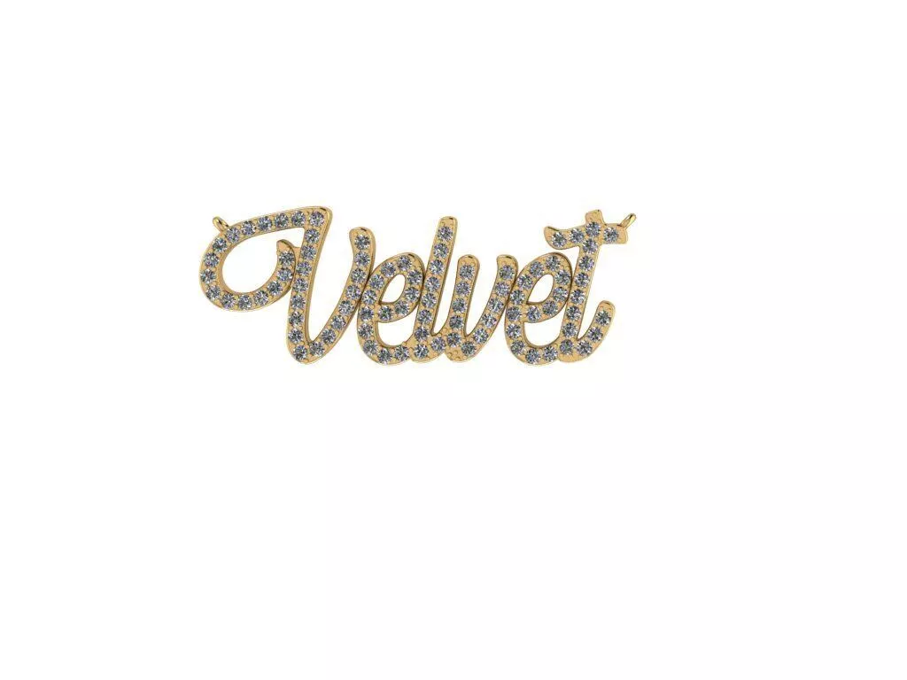 Custom Modern Script Name 3D print model