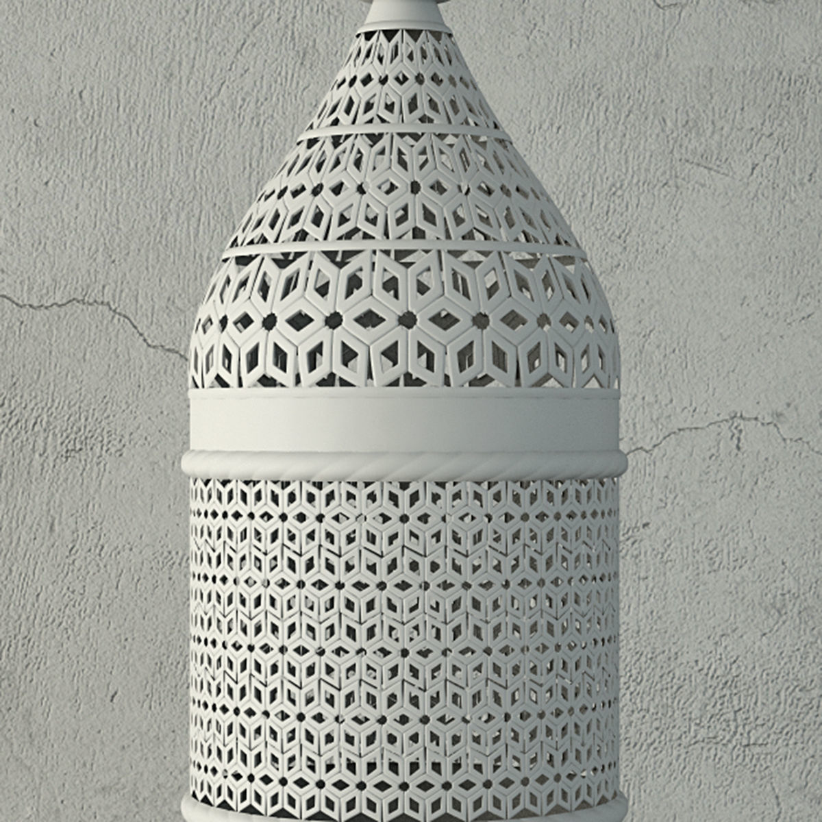 Mila Cylinder Pendant Light 3D model_2