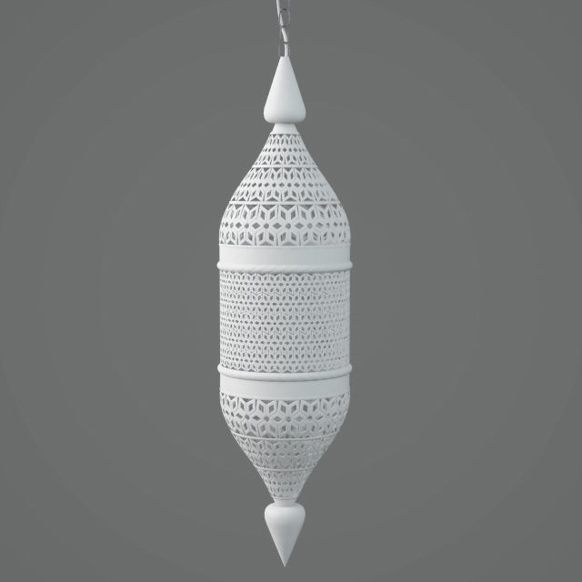 Mila Cylinder Pendant Light 3D model_4