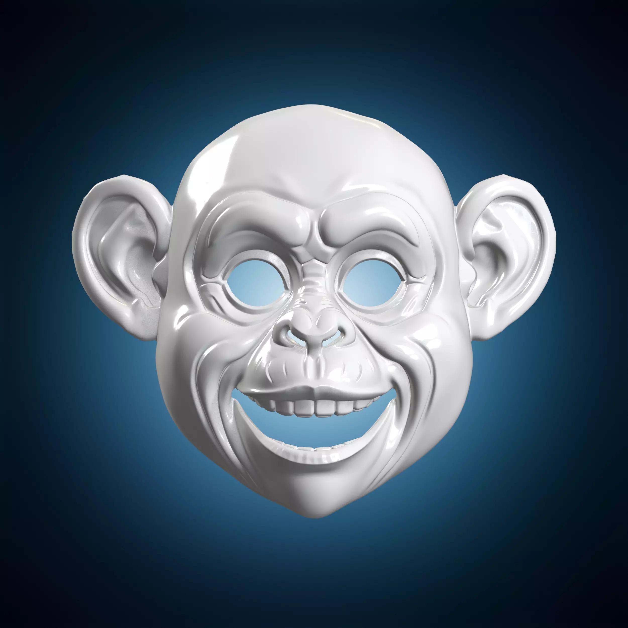 Monkey Mask 3D Print Model 3D print model