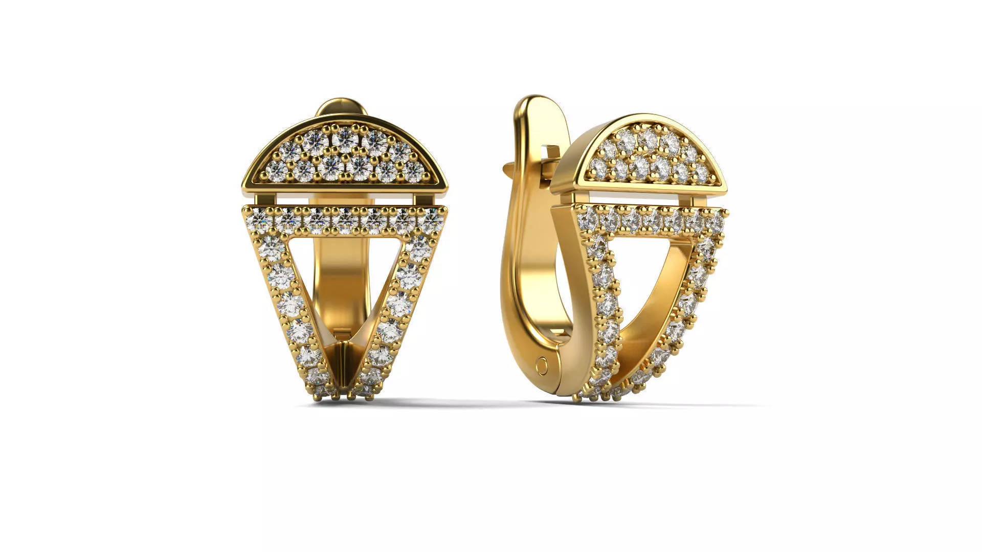 Beautiful earrings 3D print model