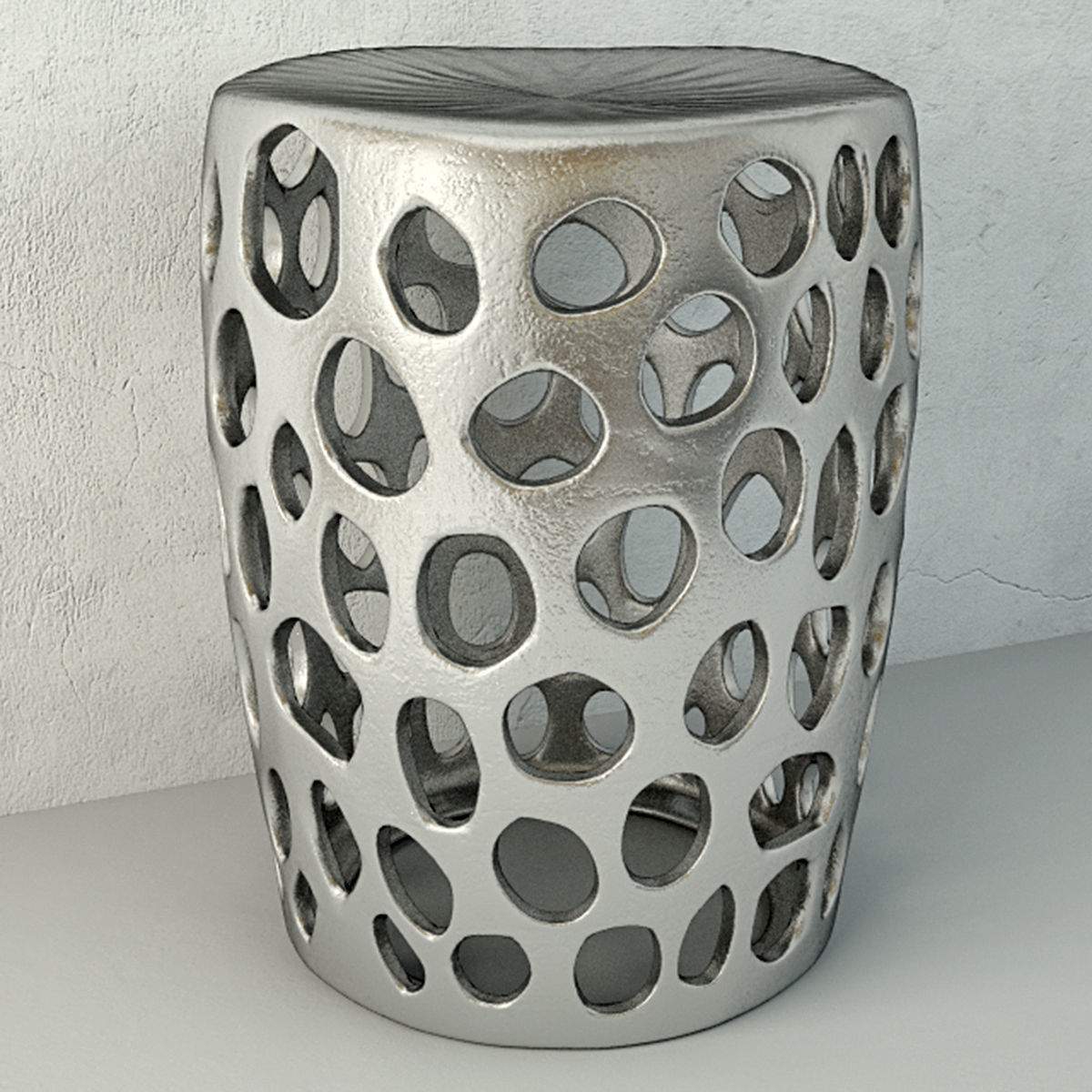 Openwork stool 3D model_2
