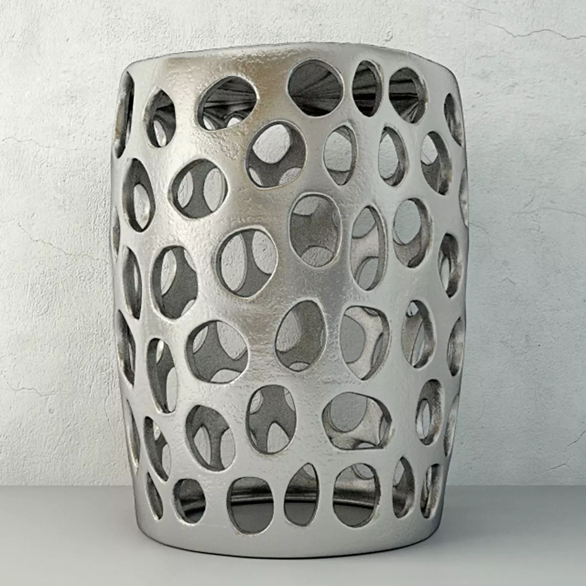 Openwork stool 3D model_0