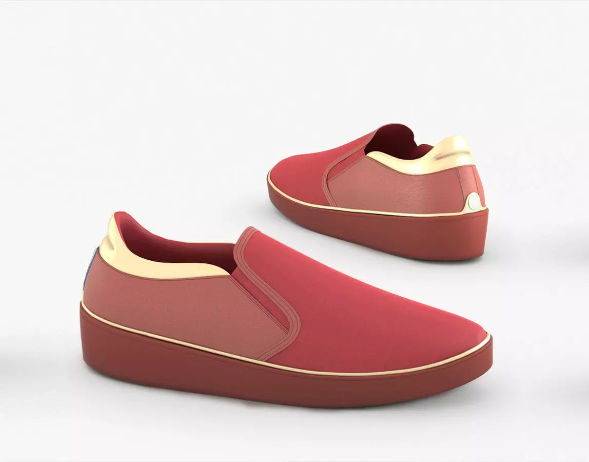 Shoes sneakers 3D model_0