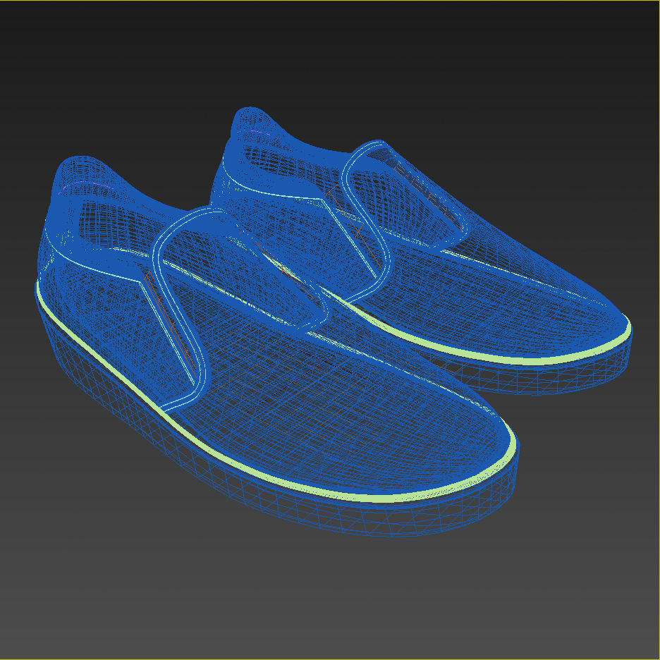 Shoes sneakers 3D model_6