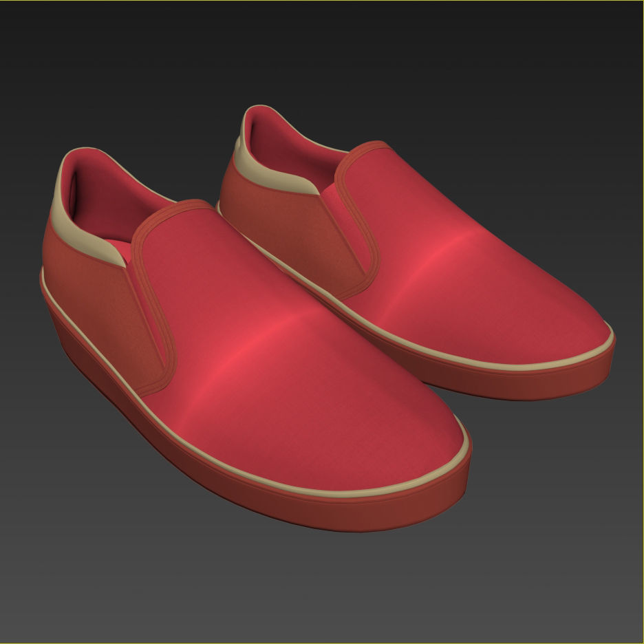 Shoes sneakers 3D model_3