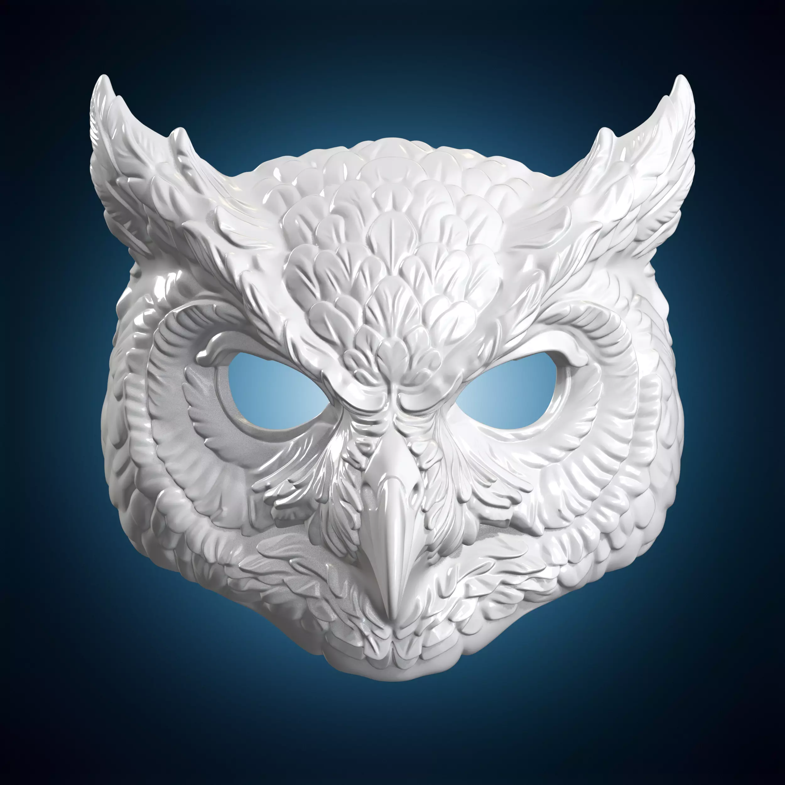 Owl Mask 3D Print Model 3D print model