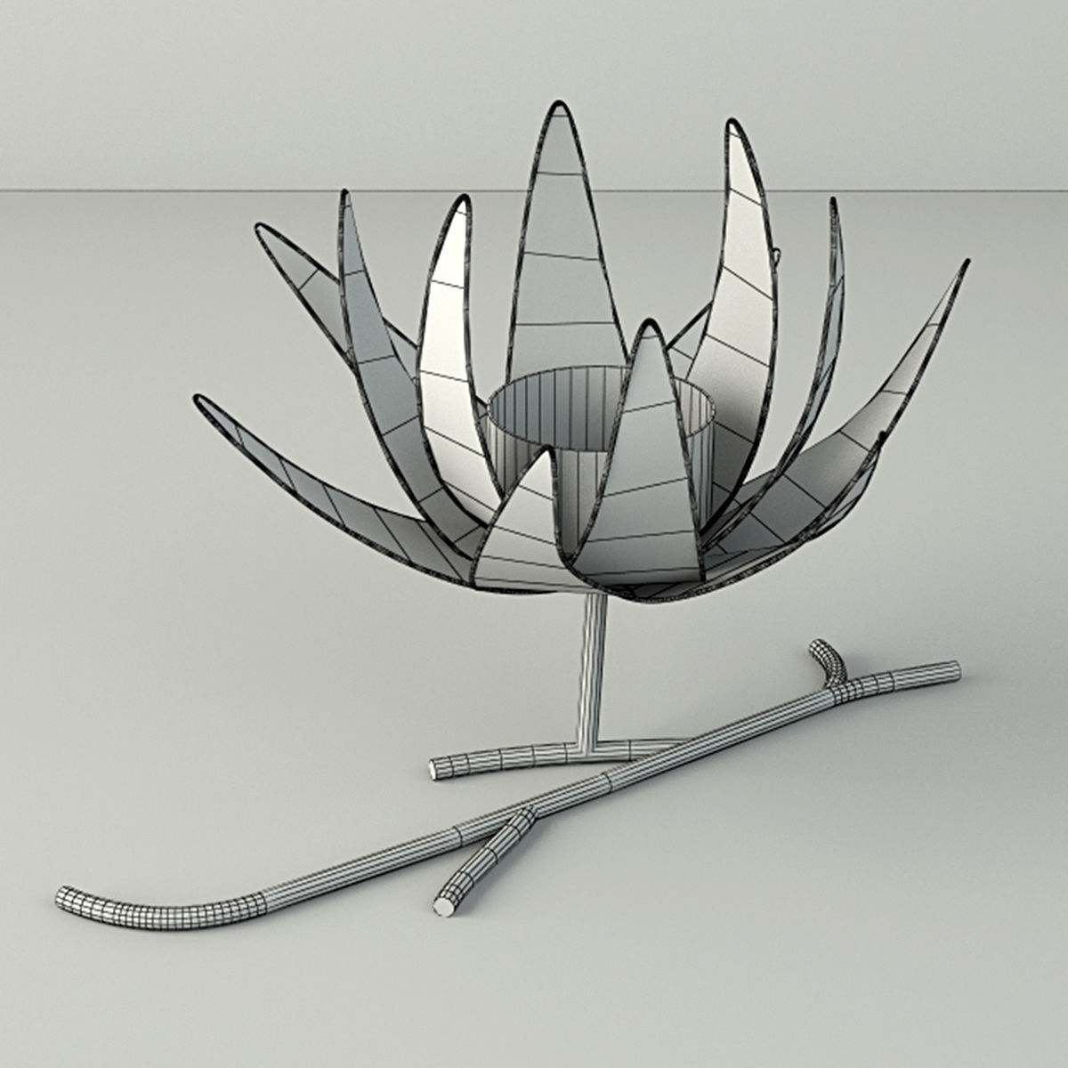 Tealight Holders by ZARA HOME 3D model_3