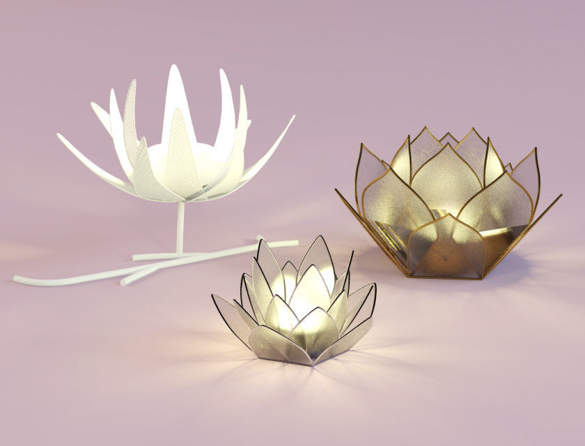 Tealight Holders by ZARA HOME 3D model_4