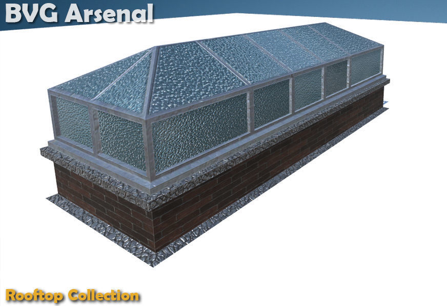 Rooftop Collection - HQ Low-poly 3D model_28