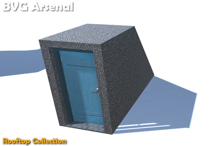 Rooftop Collection - HQ Low-poly 3D model_20