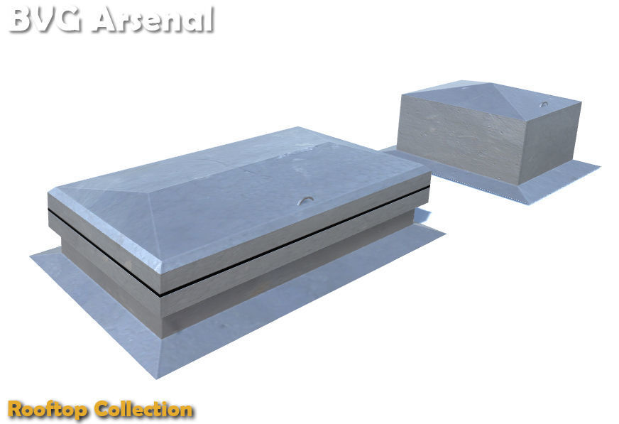 Rooftop Collection - HQ Low-poly 3D model_31