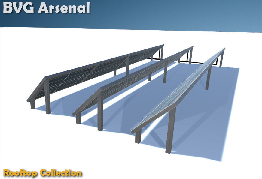 Rooftop Collection - HQ Low-poly 3D model_18