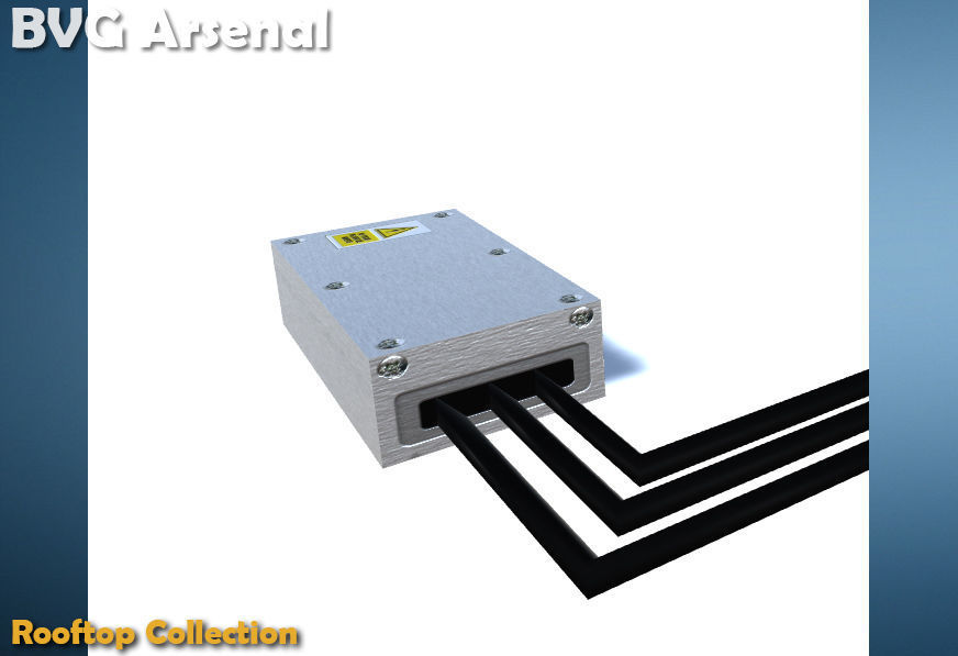 Rooftop Collection - HQ Low-poly 3D model_4