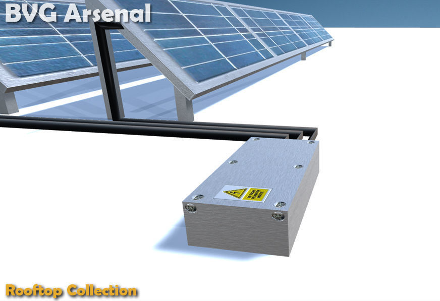 Rooftop Collection - HQ Low-poly 3D model_35